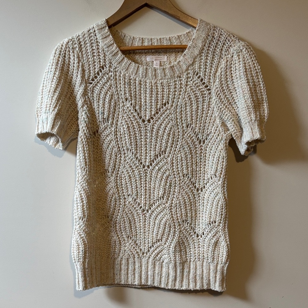 LC Lauren Conrad Textured Knit Sweater